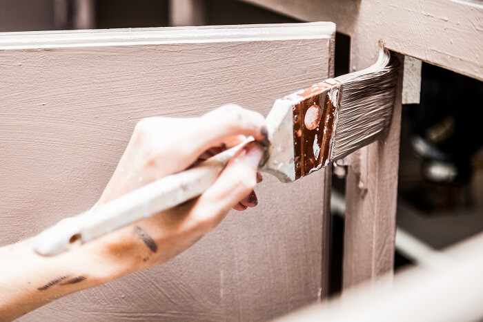 Refinishing your cabinets by painting
